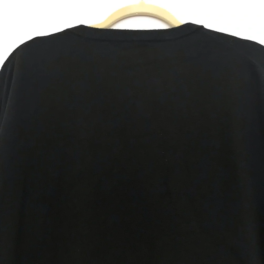 Quince Mongolian Cashmere Classic Black Crewneck Sweater Size XXL